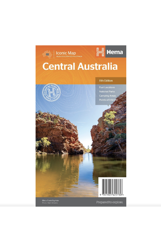 Hema Maps Central Australia Map