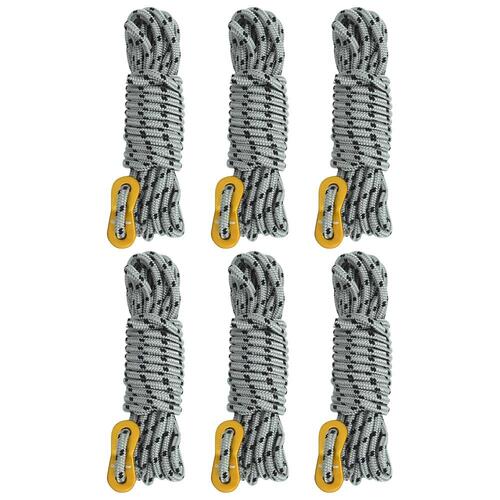 Geertop 5mm Guylines (6 Packs) [Colour Option: Blue]