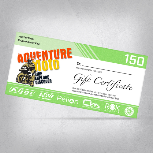 $150 Adventuremoto Gift Certificate