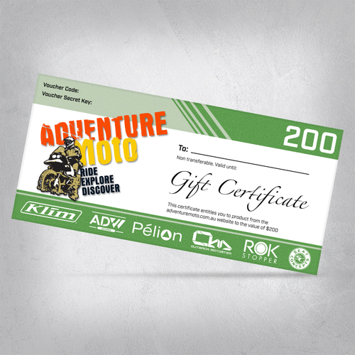 $200 Adventuremoto Gift Certificate