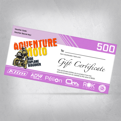 $500 Adventuremoto Gift Voucher 