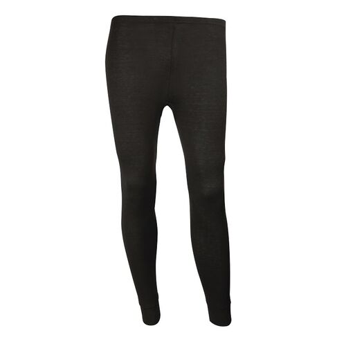 ADVWORX Moto Merino Unisex Long Thermal Pants Mid Base Layer [Colour Option: Black] [Size: 3XL]