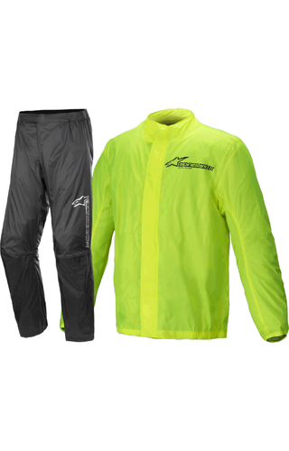 Alpinestars Hurricane V2 Fluro Yellow/Black Rain Jacket & Pants