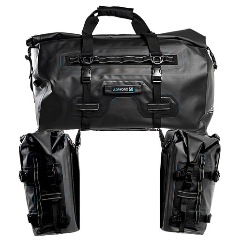 ADVWORX Gen-2 | 20L Trekk Saddlebags | 50L Duffel Bag Bundle