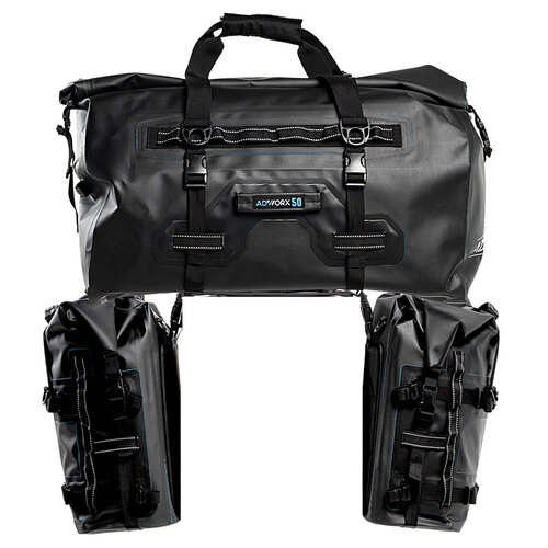 ADVWORX™ Gen-2 | 20L Trekk Saddlebags | 50L Duffel Bag Bundle