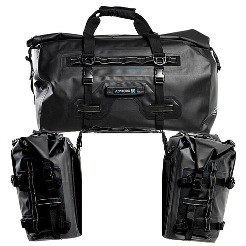 ADVWORX™ Gen-2 | 30L Trekk Saddlebags | 50L Duffel Bag Bundle