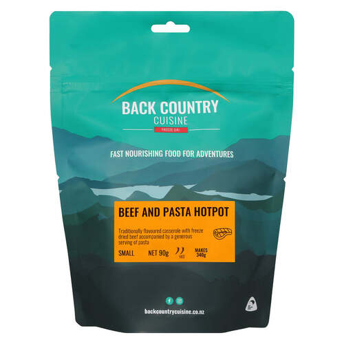 Backcountry Cuisine Beef and Pasta Hotpot Single