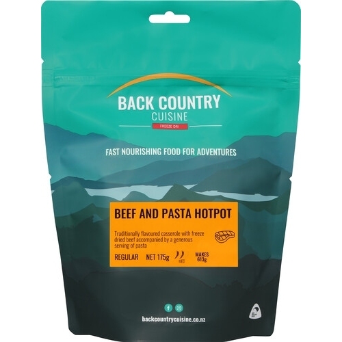 Backcountry Cuisine Beef and Pasta Hotpot Regular