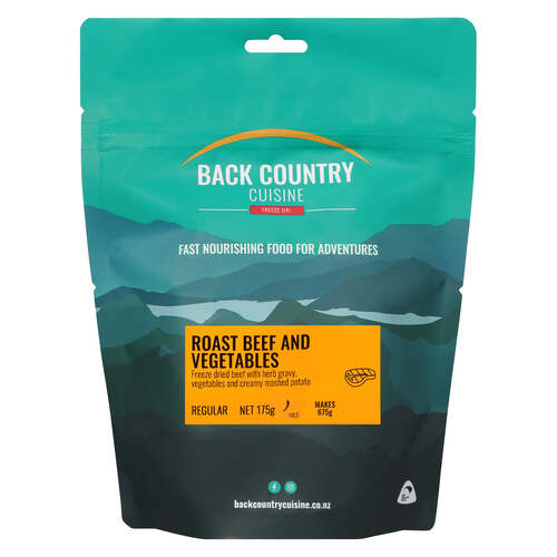 Backcountry Cuisine Roast Beef and Veg Single