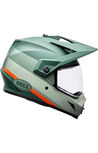 Bell 2026 MX-9 Mips Trail Green/Orange Adventure Helmet