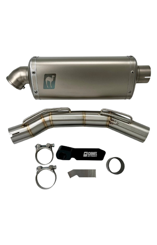 Camel ADV Yamaha Tenere 700 19-24 Rally Bend Standard Muffler High Mount Exhaust Kit