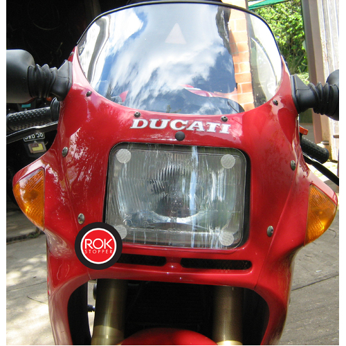 ROK Stopper Ducati 750 SS ('90-'97) Headlight Protector Kit