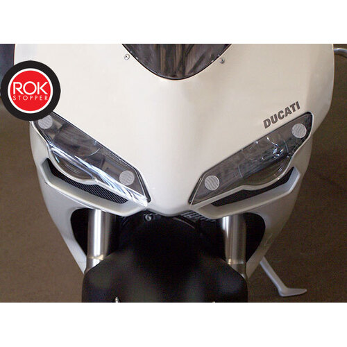 ROK Stopper Ducati 848 Dark/EVO/Corse ('08-'14) Headlight Protector Kit