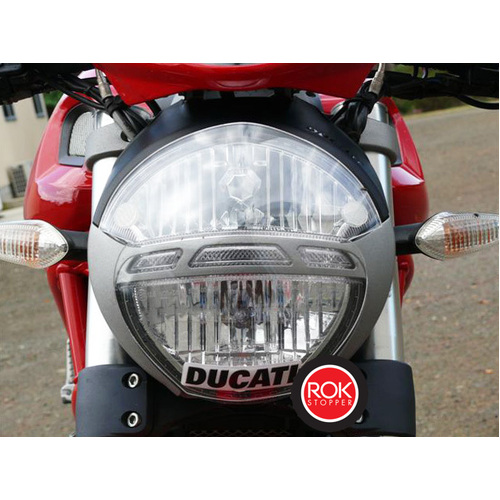 ROK Stopper Ducati Monster 659/696/796/1100 S/EVO ('08-'14) Headlight Protector Kit