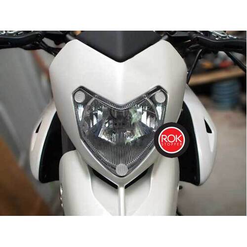 ROK Stopper Ducati Hypermotard 1100 S/EVO/SP ('07-'12) Headlight Protector Kit