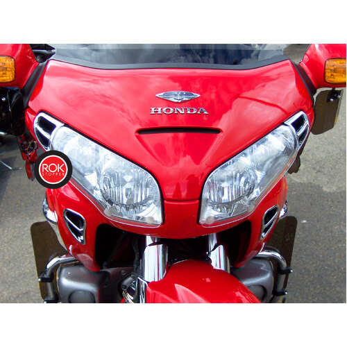 ROK Stopper Honda Goldwing GLX/F6B/Deluxe ('01-'17) Headlight Protector Kit