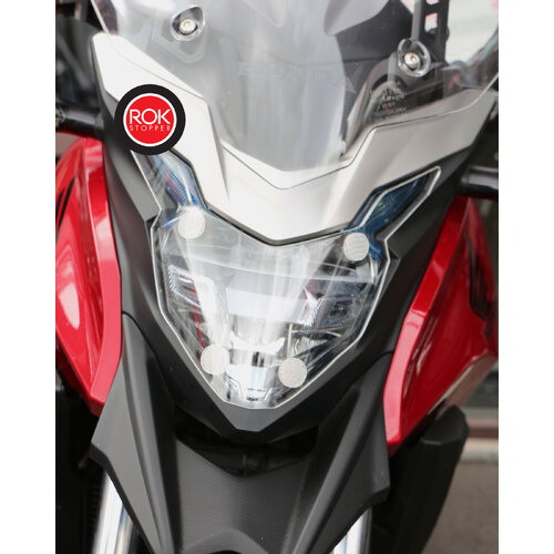 ROK Stopper Honda CB500F/X ('16-On) XL750 Transalp (2023-On) Headlight Protector Kit