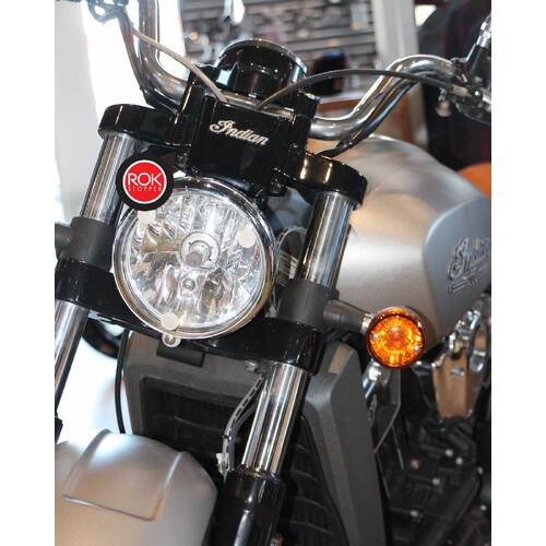 ROK Stopper Indian Scout ('15-On) Headlight Protector Kit