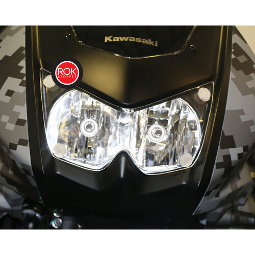 ROK Stopper Kawasaki KLR650 ('08-On) Headlight Protector Kit