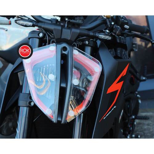 ROK Stopper KTM 1290 Super Duke R ('17- '20) Super Duke GT ('19-'23) Headlight Protector Kit