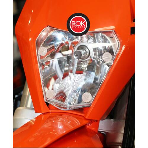 ROK Stopper KTM 250-500 EXC/EXC-F ('17-'23) Headlight Protector Kit
