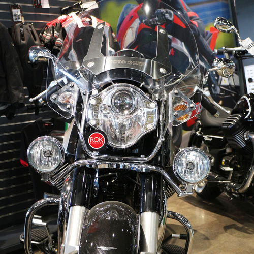 ROK Stopper Moto Guzzi California 1400 Custom/Touring/Eldorado ('14-On) Headlight Protector Kit