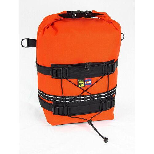 Small Wolfman Luggage/ H101 Black Rolie Bag