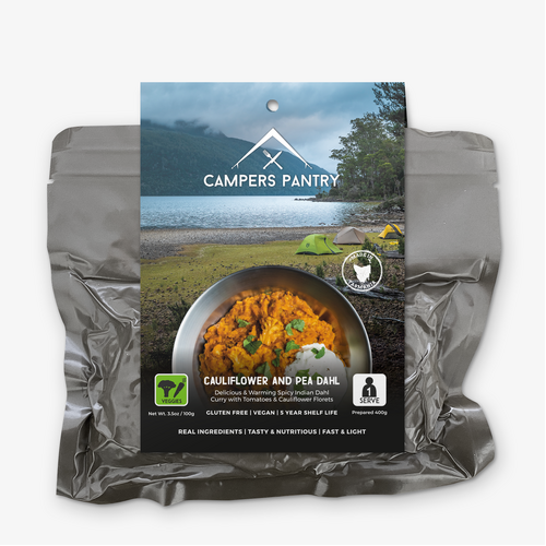 Campers Pantry Expedition Cauliflower and Pea Dahl