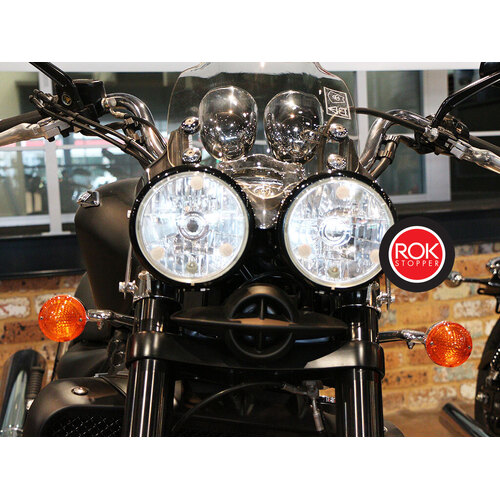 ROK Stopper Triumph Rocket III Roadster ('13-'18) Headlight Protector Kit