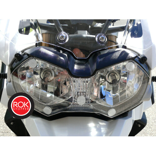 ROK Stopper Triumph Tiger 800 XC/XR Range (Halogen) ('11-'19) Headlight Protector Kit