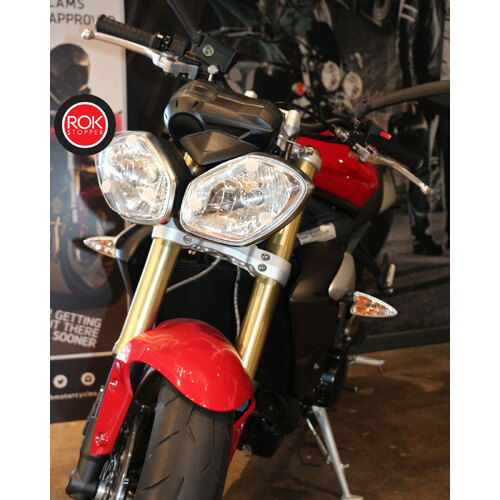 ROK Stopper Triumph Street Triple 675 R/SE ('11-'16) Headlight Protector Kit