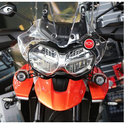 ROK Stopper Triumph Tiger 800 ('18-'20) Tiger 1200 ('18-'21) (LED) Headlight Protector Kit