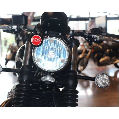 ROK Stopper Triumph Bonneville Bobber ('17-'23) Headlight Protector Kit