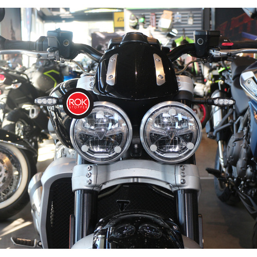 ROK Stopper Triumph Rocket 3 R/GT ('20-'23) Headlight Protector Kit
