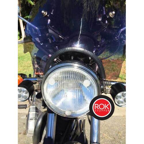 ROK Stopper Triumph Bonneville T100 ('03-'05) Headlight Protector Kit