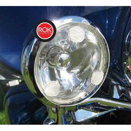 ROK Stopper Harley Davidson Driving Lights 100mm x 10mm Headlight Protector Kit