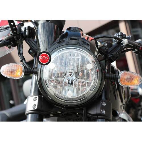 ROK Stopper Ducati Scrambler 800/1100 Range ('15-On) Headlight Protector Kit