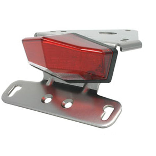 DRC Edge-2 Tail Light and Number Plate Holder Kit for Suzuki DRZ400S/ DRZ400E/ DRZ400SM [Colour: Red]