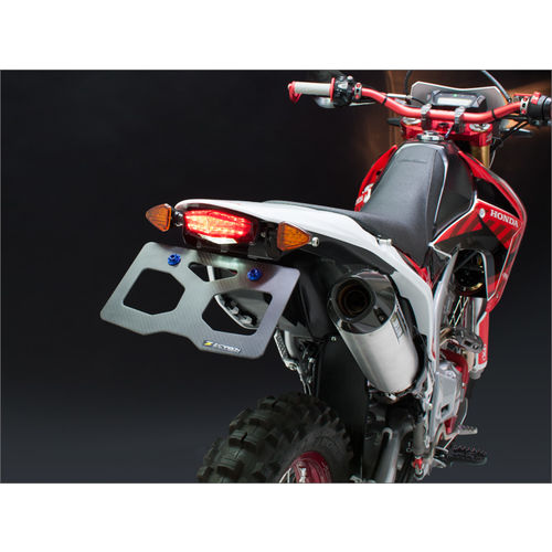 DRC Edge-2 Tail Light and Number Plate Holder Kit for Honda CRF250L (2012-2016) [Colour: Red]