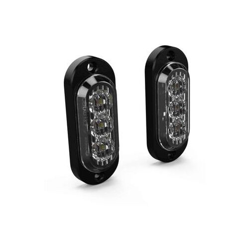 Denali T3 Front Turn Signal/DRL Pods White/Amber PR