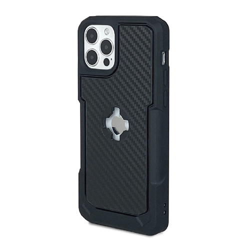 Cube Intuitive iPhone 12 Pro Max X-Guard Case Carbon Fibre + Infinity Mount
