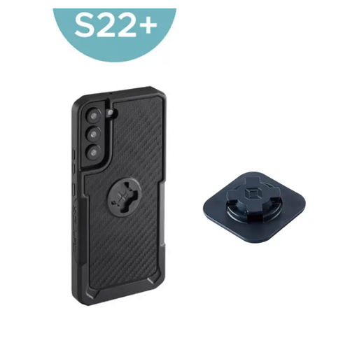Cube Intuitive Samsung S22+ 6.55‚Ä≥ Case Carbon Fibre  Black + Infinity Mount