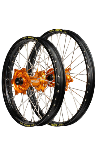 Envy/Excel Takasago KTM 790/890 Adventure/R 19-24 Black/Orange 21x2.15/18x4.25 Wheel Set