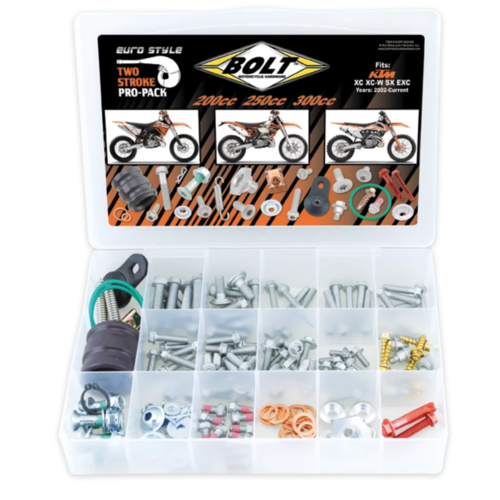 Bolt Euro KTM 200-300 SX 2 Stroke Pro Pack Including Exhaust Components