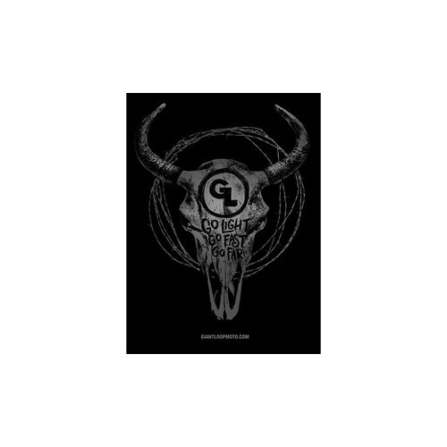 Giant Loop Bison Skull + Barbed Wire Cotton T-Shirt