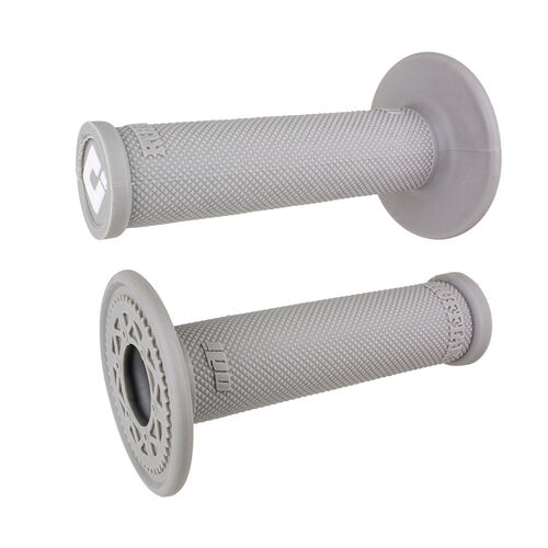 ODI Ruffian No-Waffle MX Slip-On Grips [Colour Option: Grey-Soft]