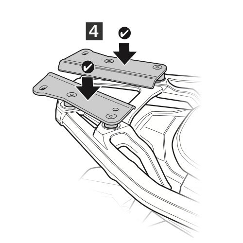 SHAD Top Box MASTER FITTING for Honda CRF1100L Africa Twin Adventure Sport ('20-'22)