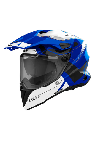 Airoh Commander 2 Reveal Gloss Blue Adventure Helmet
