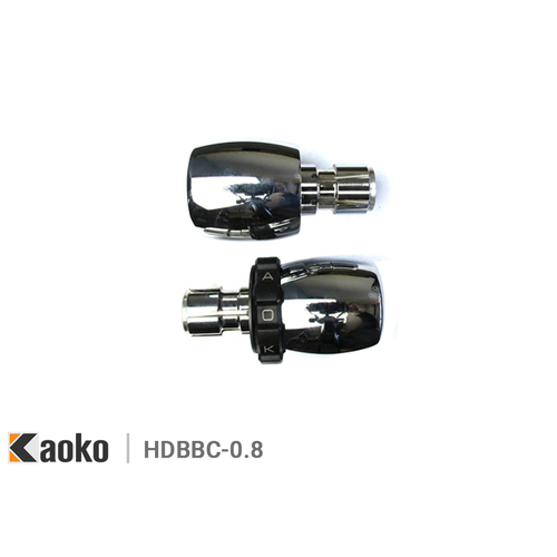 Kaoko Throttle Stabiliser for select Harley Davidson Big Barrel Shape (Chrome finish) model (21mm ID Handlebars)