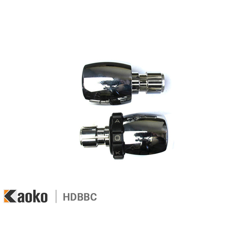 Kaoko Throttle Stabiliser for select Harley Davidson Big Barrel Shape (Chrome finish) model  (Stock Handlebar)